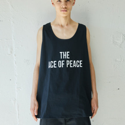 AS STANDARD アズスタンダード ACE OF PEACE TANK TOP